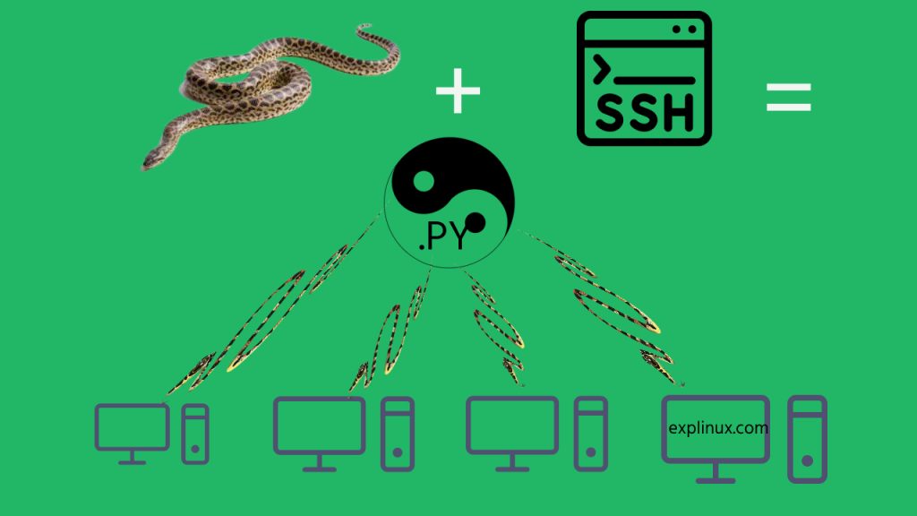 Python Script To SSH and Run Multiple Commands in Linux from explinux