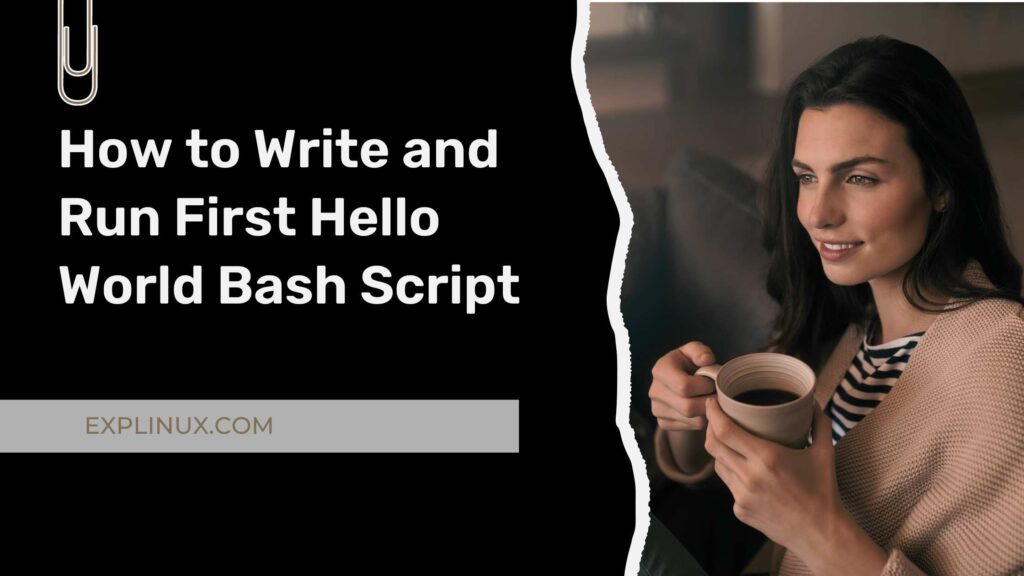 How to Write and Run First Bash Script